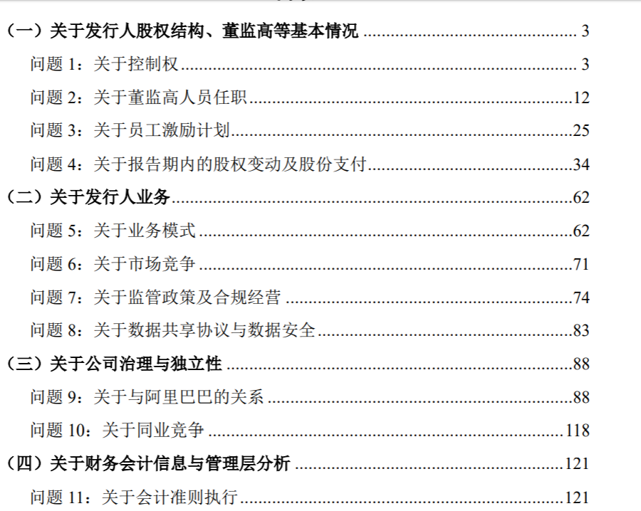 蚂蚁集团回复上市首轮问询 涉及6大类21个问题